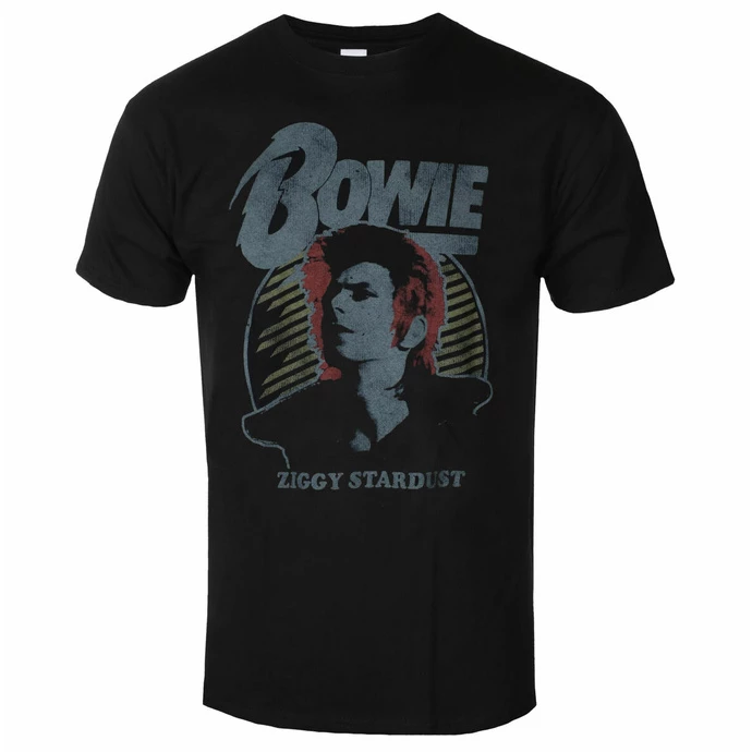 Men's T-shirt David Bowie - Vtge Ziggy BLACK - ROCK OFF - Image 3