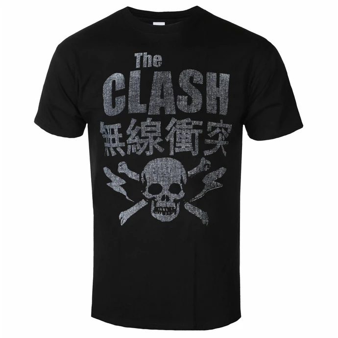 Men's T-shirt Clash - Skull & Crossbone - BLACK - ROCK OFF