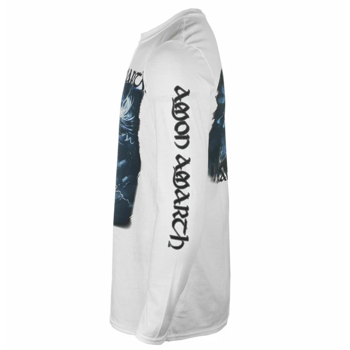 Men's T-shirt Long Sleeve AMON AMARTH - RAVEN'S FLIGHT - WHITE - PLASTIC HEAD - Image 4