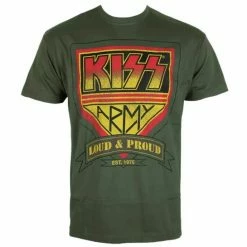T-shirt Metal Men's Kiss - ARMY Distressed Logo - HYBRIS