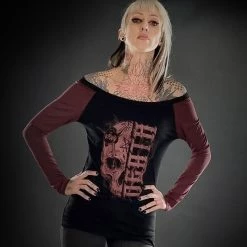Women's Long Sleeve T-shirt HYRAW - DEATH