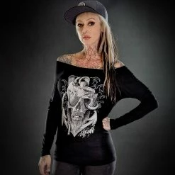 Women's Long Sleeve T-shirt HYRAW - OLD MAN 2