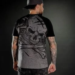 Men's T-shirt HYRAW - BLAZON - GRAY Graphic