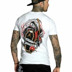 Men's T-shirt HYRAW - Graphic - COFFIN WHITE