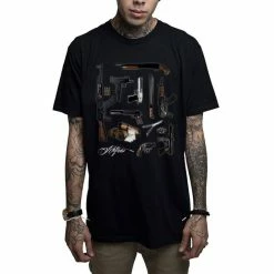 Men's T-shirt MAFIOSO - LINEUP - BLK