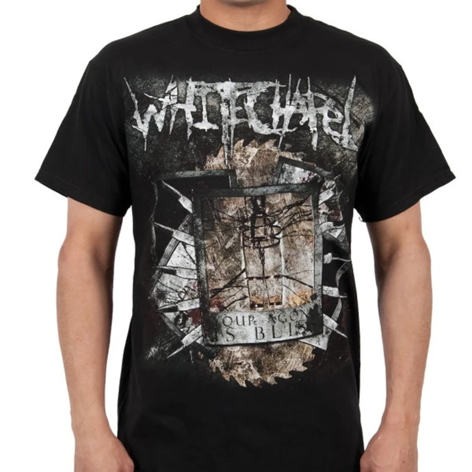 T-shirt Metal Men's Whitechapel - Agony Is Bliss (Broken Glass) - INDIEMERCH