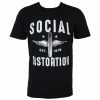 T-shirt Metal Men's Social Distortion - WINGED WHEEL - PLASTIC HEAD