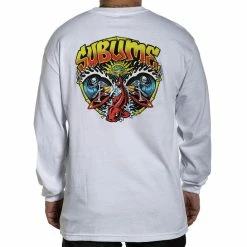 Men's Long-sleeved T-shirt SULLEN - BADFISH - WHITE