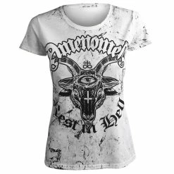 T-shirt Hardcore Women's - REST IN HELL - AMENOMEN