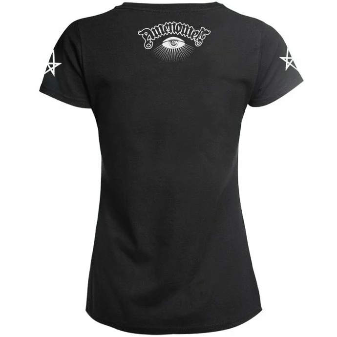 T-shirt Hardcore Women's - SATAN BLESS YOU - AMENOMEN - Image 2