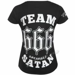 T-shirt Hardcore Women's - TEAM SATAN - AMENOMEN