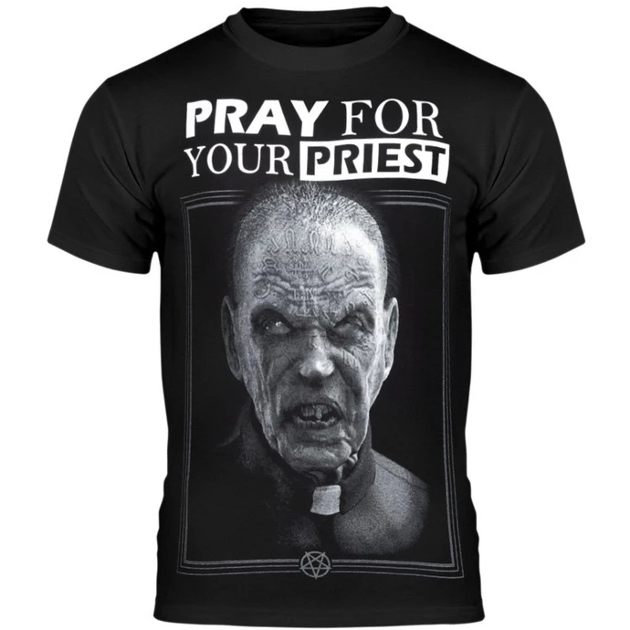 T-shirt Hardcore Men's - PRAY FOR YOUR PRIEST - AMENOMEN
