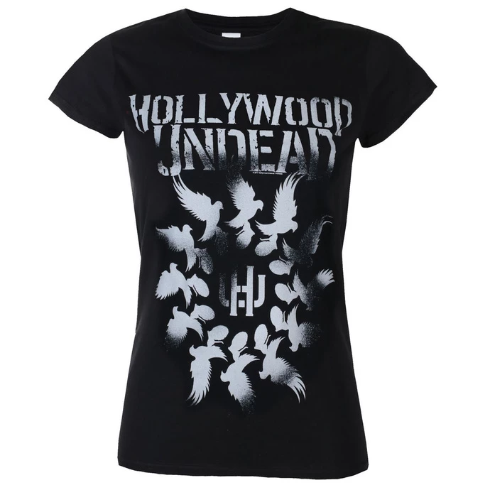 T-shirt Metal Women's Hollywood Undead - DOVE GRENADE SPIRAL - PLASTIC HEAD