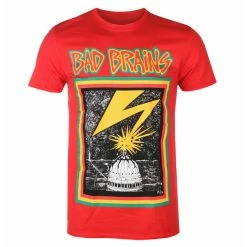 Men's T-shirt BAD BRAINS - RED - PLASTIC HEAD