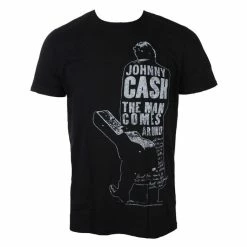 Men's T-shirt Johnny Cash - Man Comes Around - Black - ROCK OFF