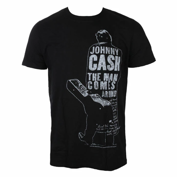 Men's T-shirt Johnny Cash - Man Comes Around - Black - ROCK OFF