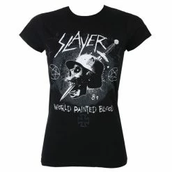 T-shirt Metal Women's Slayer - Dagger Skull - ROCK OFF