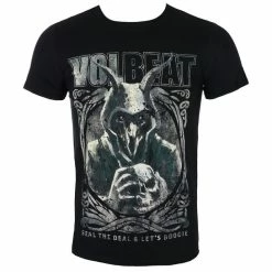 T-shirt Metal Men's Volbeat - Goat With Skull - ROCK OFF