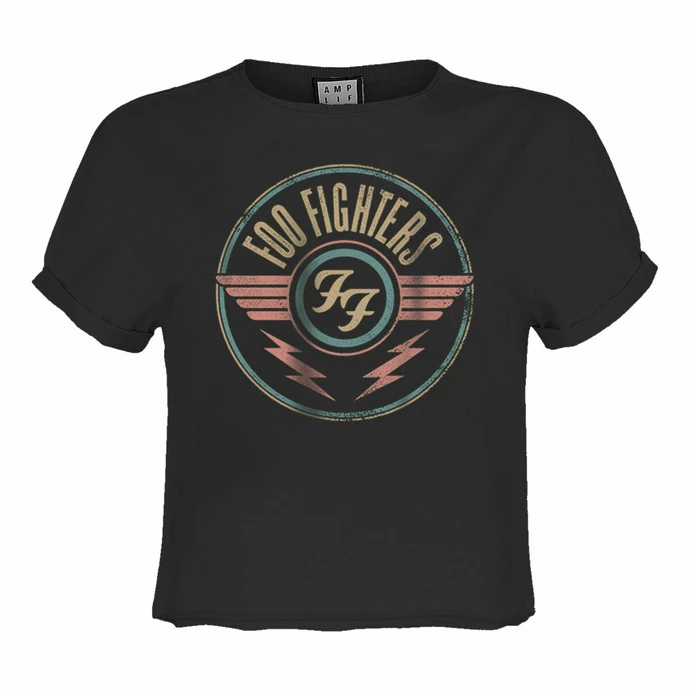 Women's T-shirt (top) FOO FIGHTERS - AIR - CHARCOAL - AMPLIFIED