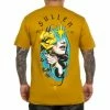 Men's T-shirt SULLEN - CARMELO - HARVEST GOLD