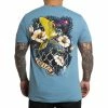 Men's T-shirt SULLEN - STILL OF THE NIGHT - ADRIATIC BLUE