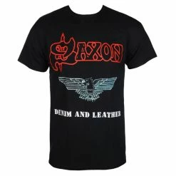 T-shirt Metal Men's Saxon - DENIM & LEATHER - RAZAMATAZ