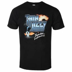 T-shirt Metal Men's Thin Lizzy - THUNDER AND LIGHTNING - PLASTIC HEAD