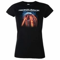 T-shirt Metal Women's Nickelback - FEED THE MACHINE - PLASTIC HEAD