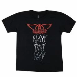 T-shirt Metal Children's Aerosmith - Walk This Way - LOW FREQUENCY