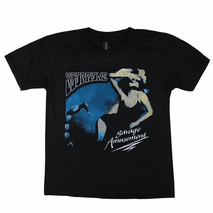 T-shirt Metal Children's Scorpions - Savage Amusement - LOW FREQUENCY