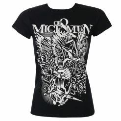 Women's T-shirt Of Mice & Men - Eagle - Black - ROCK OFF