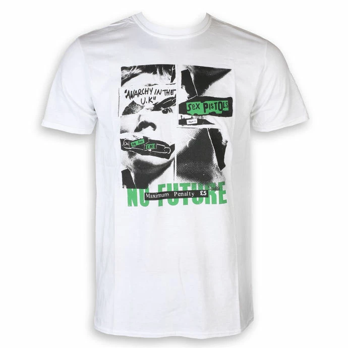 Men's T-shirt Sex Pistols - No Future - White - ROCK OFF