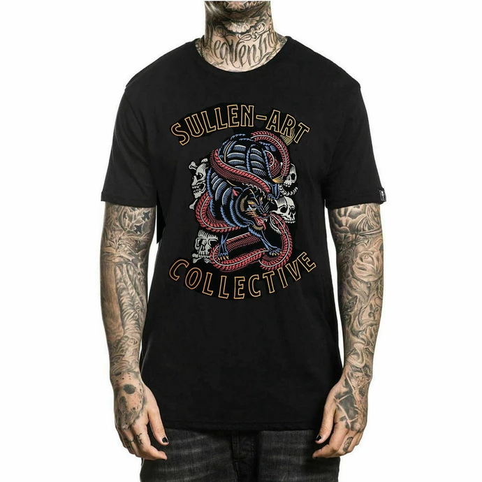 Men's T-shirt SULLEN - WOLFS DEN - BLACK