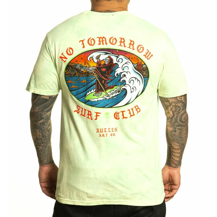 Men's T-shirt SULLEN - NO TOMORROW - NEPTUNE/PASTEL YELLOW CRYSTAL