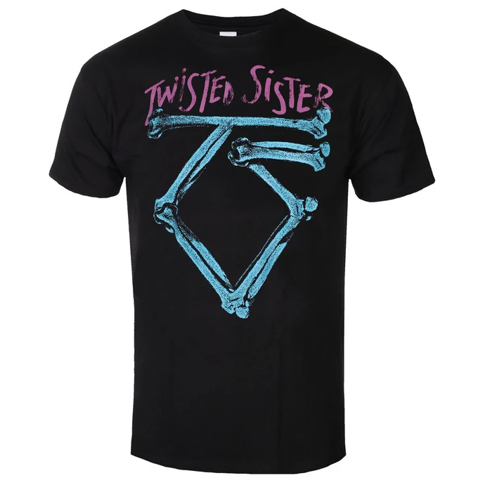 Men's T-shirt Twisted Sister - Washed Logo - Black - HYBRIS