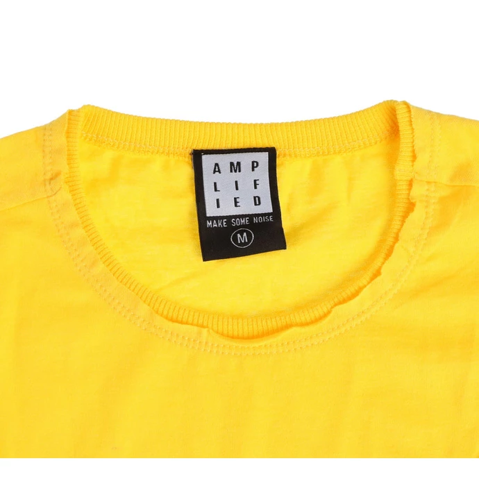 Men's T-shirt QUEEN - LINE ART CREST - YELLOW RAVEN - AMPLIFIED - Image 2