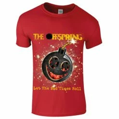 Men's T-shirt The Offspring - Hot Sauce - Bad Times - Red